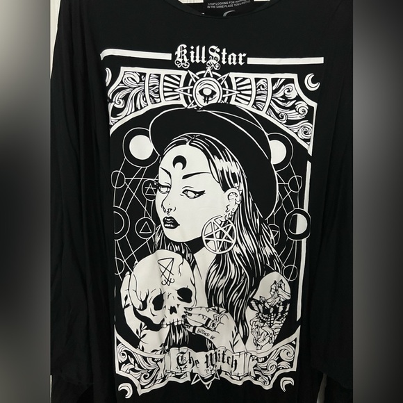 Killstar The Witch Kimono Tunic Dress - Picture 5 of 5